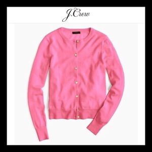 NWT J.Crew Jackie Cardigan Sweater XS Pink